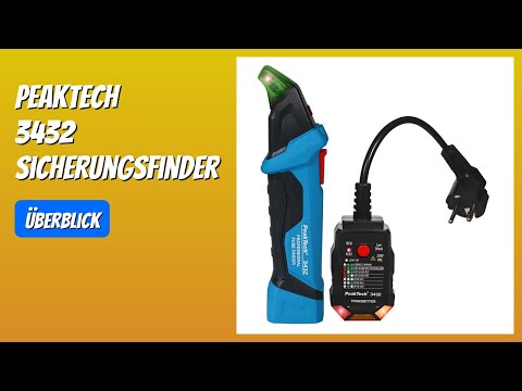 BEWERTUNG (2025): PeakTech 3432 Sicherungsfinder. WESENTLICHE Einzelheiten
