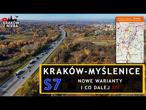 S7 Kraków - Myślenice nowe warianty trasy. I co dalej?