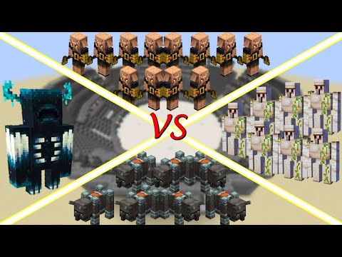 Who will win? Minecraft mobs Battle Royale! Minecraft mob battle!