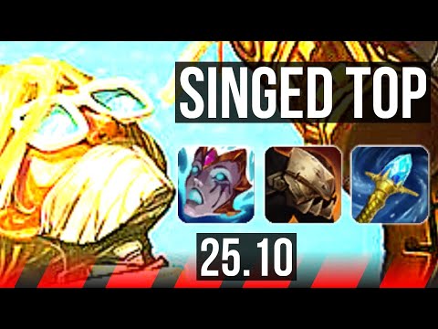 SINGED vs JAYCE (TOP) | 600+ games | EUW Master | 25.10