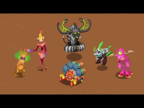 Flum Ox, Drummidary, Krillby, Candelavra, Rootitoot, and Boskus sextet (Amber Island)