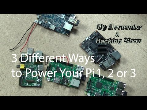 Raspberry Pi Power Options - 3 Ways to Power Your Pi or other SBC (MEHS) Episode 44