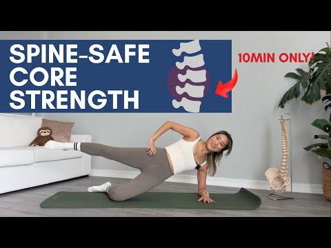 10 min Gentle Core Strength (Spine-friendly) Pilates Workout
