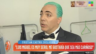 CRISTIAN CASTRO habla sobre lo sucedido en el concierto de LUIS MIGUEL | 2023