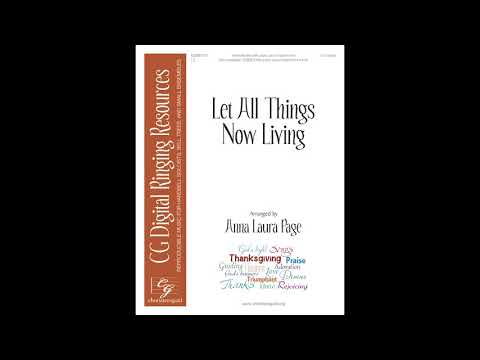 CGBD129 Let All Things Now Living - Anna Laura Page