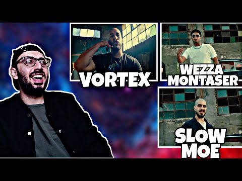 (رده فعل Reacting)SLOW MOE X VORTEX X WEZZA MONTASER - 3AL KEIF|سلو مو و فورتكس و وزة منتصر- ع الكيف