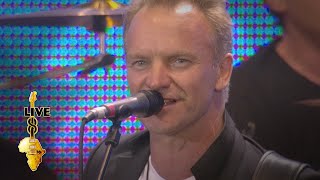 Sting - Driven To Tears (Live 8 2005)