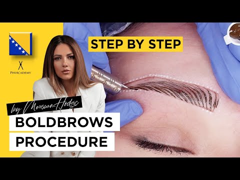 Bold Brows training - Step by Step | Microblading course | Bold Brows Certification by PhiAcademy