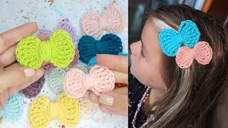 Little Crochet Bows 🎀 Very Easy and Fast