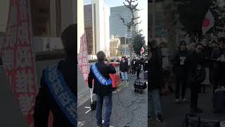 財務省解体デモ(主催者の一部)観覧展望の一部