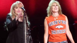 Stevie Nicks & Chrissie Hynde - Stop Draggin' My Heart Around - LIVE 4th Row Denver 27OCT2016