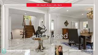 Closed! 108 HEULITT ROAD COLTS NECK NJ.