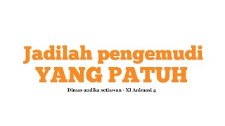 Download lagu ANIMASI MENAATI PERATURAN RAMBU LALU LINTAS |Dimas A.S, XI Animasi 4 mp3