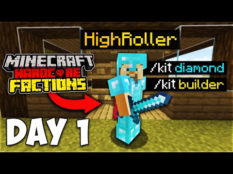 I Survived HARDCORE Minecraft Factions… (Top Rank)