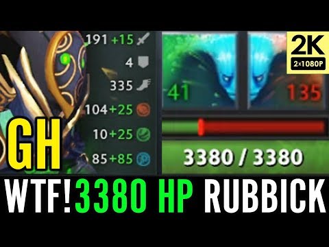 3K Hp Rubick? WTF is This Rubick Gameplay by GH.GoD Team Liquid Dota 2