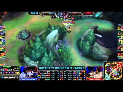 MYM vs GMB   LCS EU 2015 Spring W5D1   MeetYourMakers vs Gambit Gaming VOD