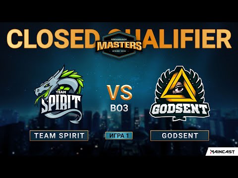 Team Spirit vs GODSENT [Map 1, Inferno] BO3 | DreamHack Masters Quals