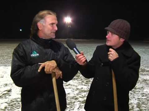 Schneeschieben mit Viktoria Aschaffenburg