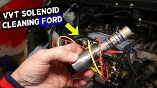 HOW TO CLEAN VVT SOLENOID FORD F150 F250 EDGE FLEX TAURUS FUSION EXPLORER