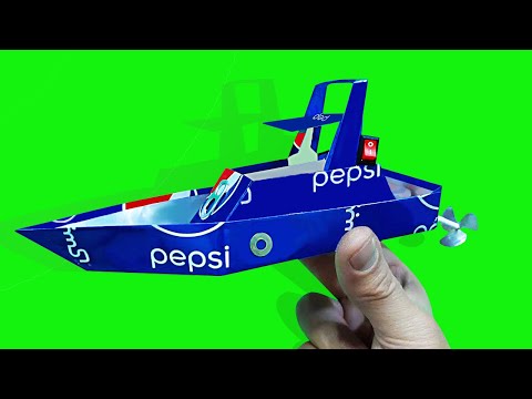 Make an Incredible Mini Motorboat With pepsi Cans - Amazing Diy