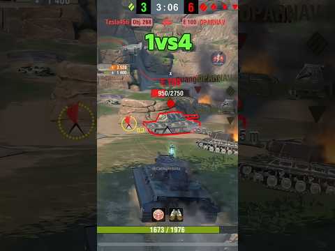 E 50 M | 5 Kills, 1vs4 & 8540 DMG | #worldoftanksblitz #wotblitz #shorts #танки