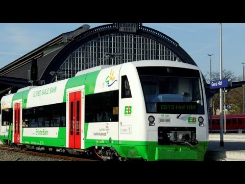 Mitfahrt mit der Linie EB13 von Weida nach Gera Hbf