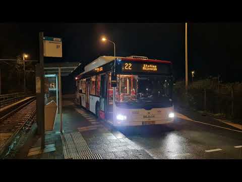 HTM lijn 22: Den Haag Duindorp - Rijswijk Station - Garage Telexstraat | HTM 1062 | 2021