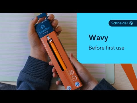 Fountain pen Wavy - before first use