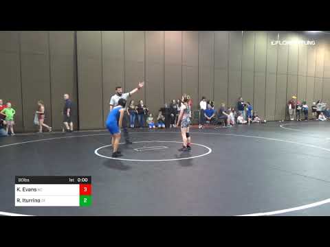 90 Lbs 5th Place Kaylah Evans Team North Carolina Vs Raquel Iturrino Team Texas