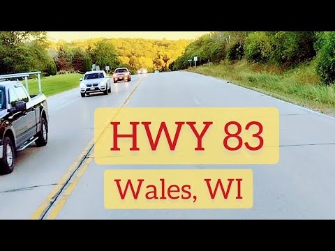 Driving on Hwy. 83 (Wales, WI)