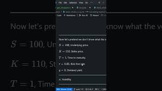 Option Pricing for Algo Traders | The 6 Variables You NEED #optionstrading #algorithmictrading #ml