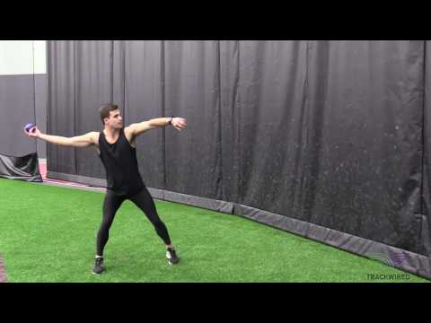 HOW TO THROW JAVELIN - Ball Drills Standing Throw with Block