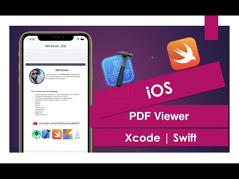 PDFViewer App iOS | Xcode | Swift