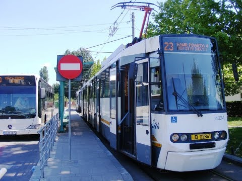 Cab view Linia 23 : Zețarilor - Faur Poarta 4  ( București )