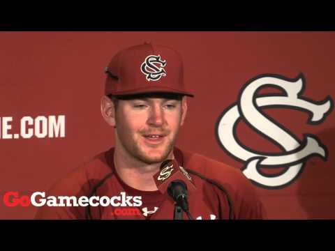 Alex Destino explains scythe in dugout