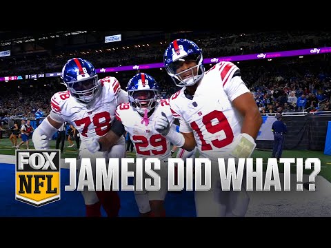 JAMEIS WINSTON MAKES ABSURD 33-YARD TD CATCH VS. LIONS!!! | NFL on FOX