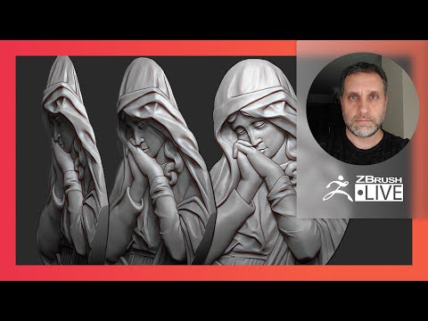 Sculpting Organic Jewelry Designs with ZBrush 2022: Tombstone Relief - Nacho Riesco Gostanza