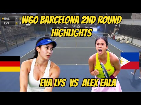 W60 Barcelona Eva Lys VS Alex Eala 2nd Round Highlights