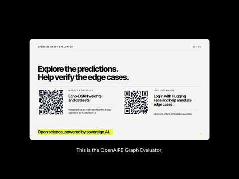 OpenAIRE Graph Evaluator