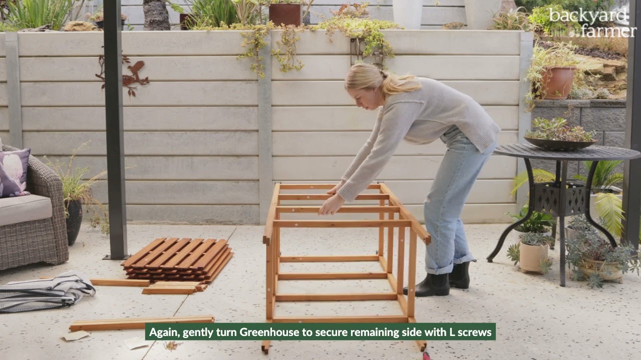 How to Assemble your Timber Cold Frame Greenhouse