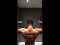 18 Year Old Bodybuilder Back Posing #shorts