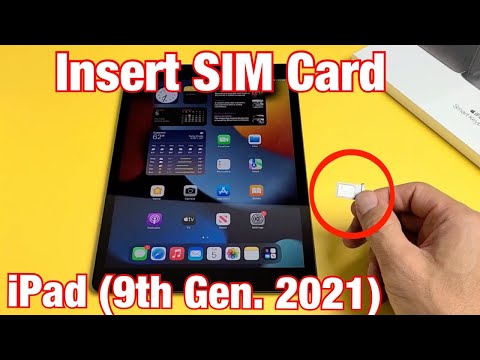 iPad (9th Gen.) How to Insert SIM Card & Check Mobile Settings
