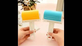 Umývateľný valček na chlpy modry L