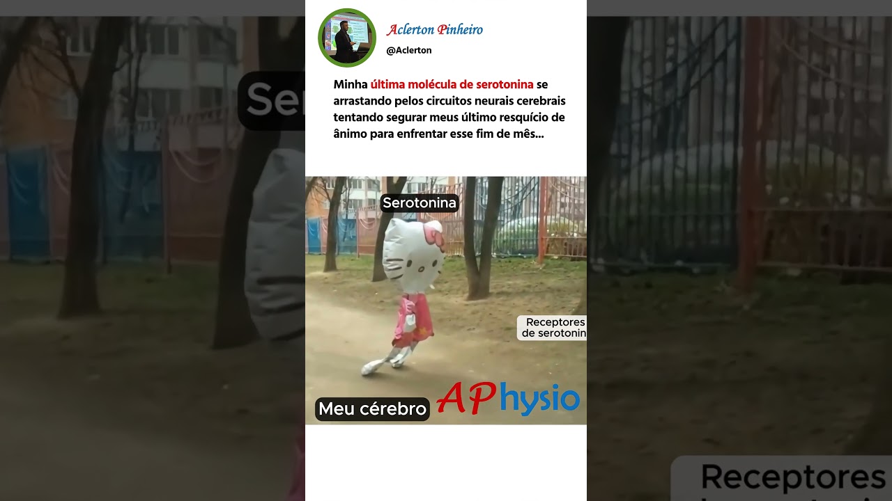 Minha última molécula de serotonina....