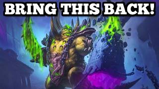 This is missing from Hearthstone and needs to come back