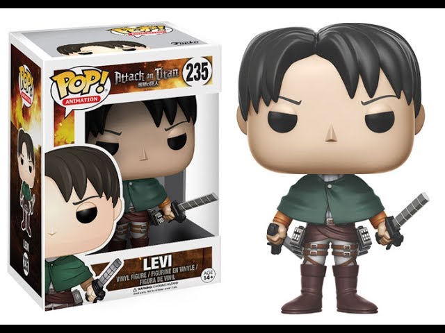 Vídeo relacionado con Funko Pop! Animation: Attack on Titan - Levi - Figura de Vinilo Coleccionable - Idea de Regalo - Mercancía Oficial - Juguetes para niños y Adultos - Figura Modelo para coleccionistas y exhibición