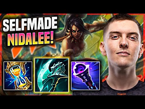 SELFMADE TRAINING SOME WITH NIDALEE! - FNC Selfmade Plays Nidalee JUNGLE vs Nunu! | Challenger TV