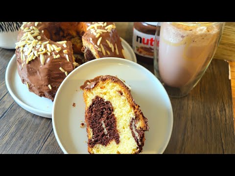 BEST cake classic with Nutella, marble cake recipe simply delicious