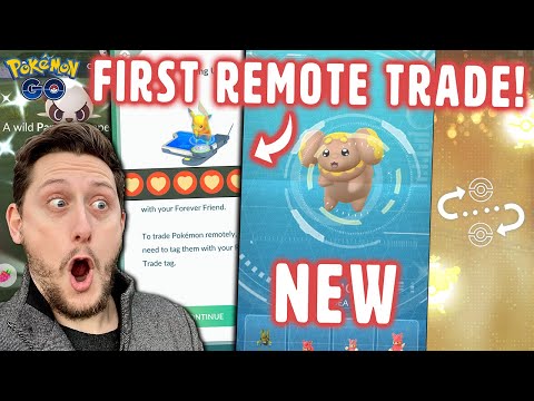 FIRST EVER *Remote Trade* With @Jeroen026PoGo SHINY FIDOUGH CAUGHT In Precious Pals | Pokemon GO