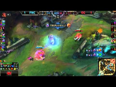 Rekkles Pentakill - FNC vs. OG | EU LCS Summer Split Finals